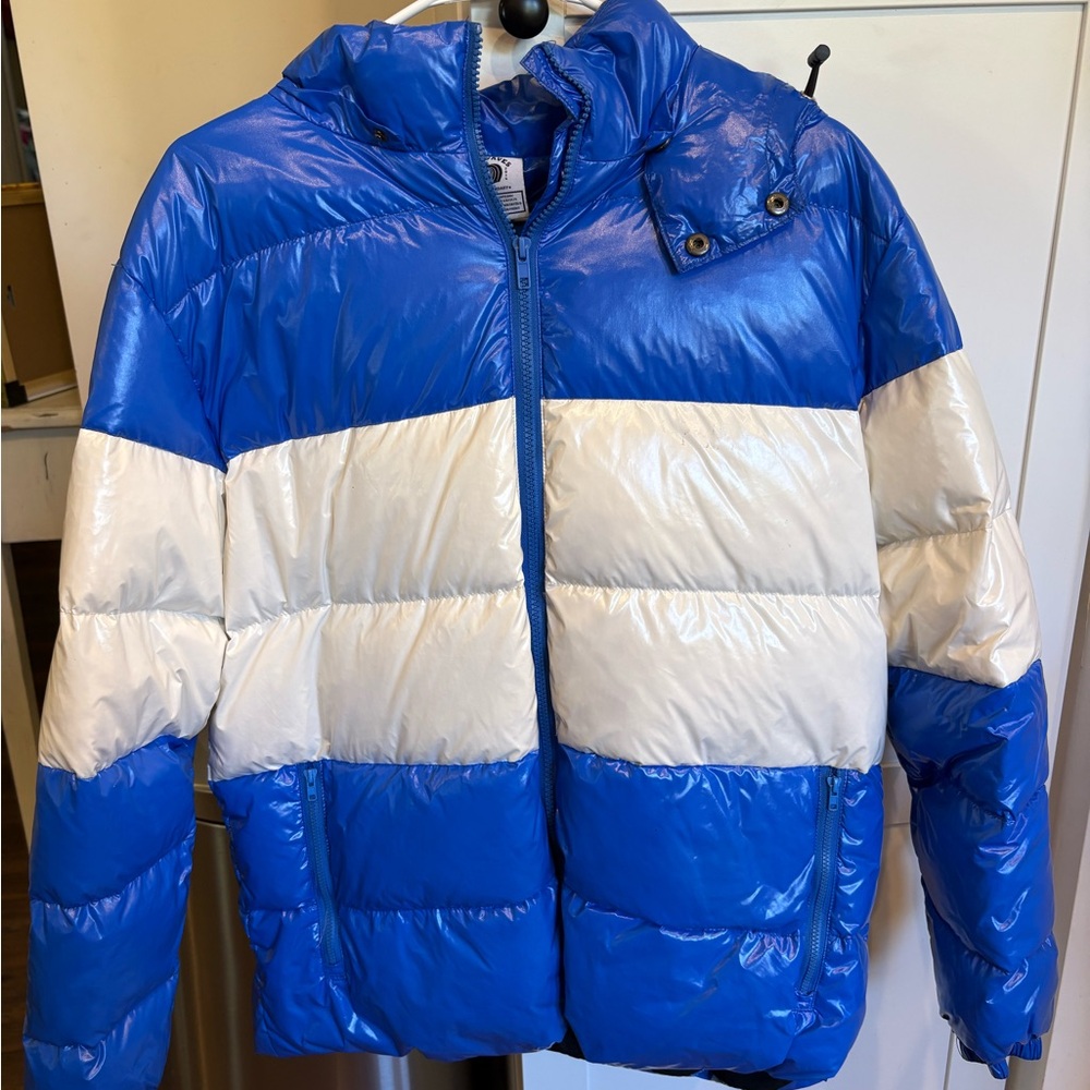 Flywaves Blue Puffer Jacket